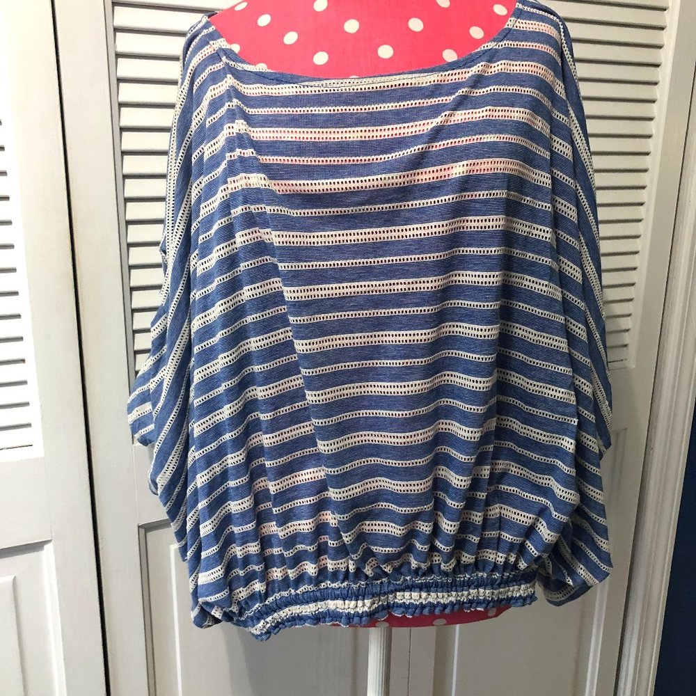 Free People Blue Top